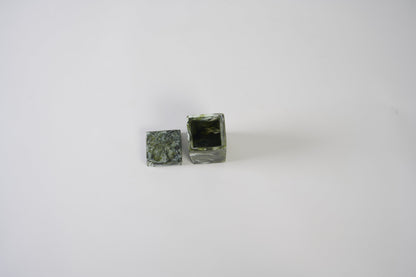 Bathroom Small Square Lidded Box
