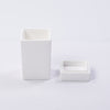 Bathroom Small Square Lidded Box