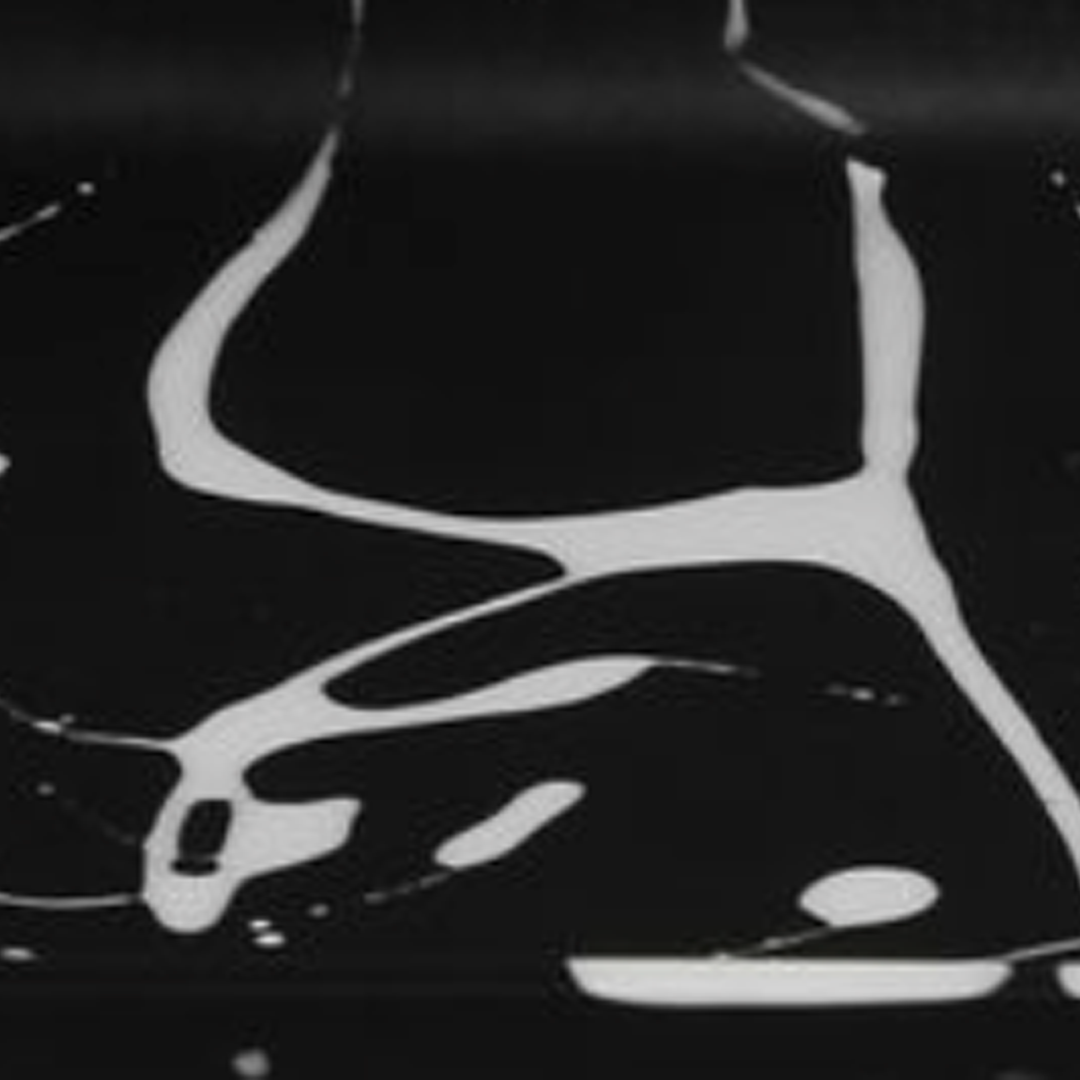 Solid Black With White Splatter